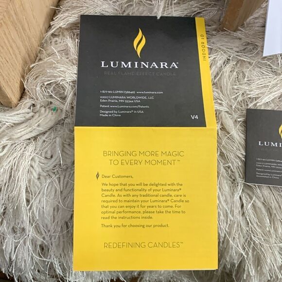 Luminara Red Glitter 5” Red Pillar
Flameless Indoor Candle With Remote - Picture 16 of 16